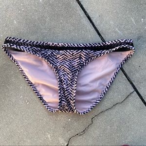 Xhilaration Pink/Black Swim Bikini Bottom